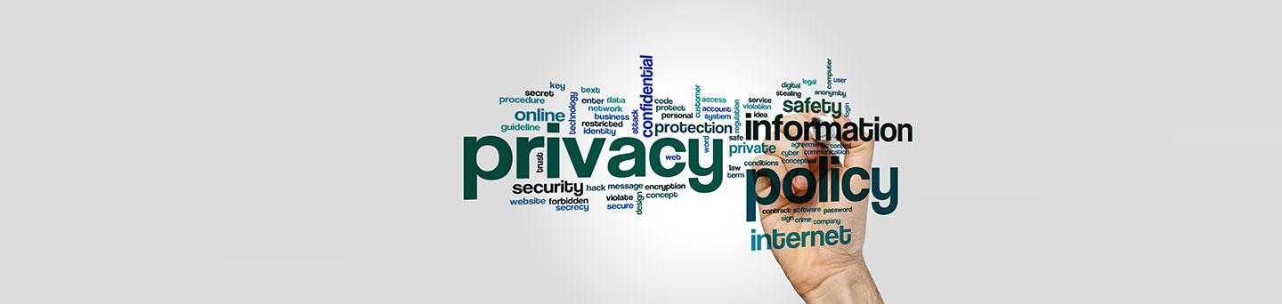 Privacy policy word cloud concept Privacy policy word cloud concept